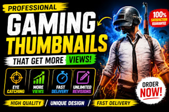 create high CTR gaming thumbnails