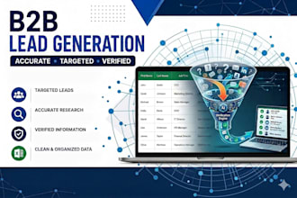 do b2b lead generation and web research