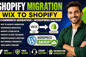 do shopify migration wix to shopify ecommerce migration wordpress backup