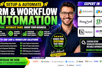 setup dubsado crm clay crm honeybook notion 17hats make com workflow automation