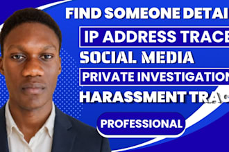 do background check, online private, and social media investigation using osint