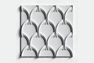 3d bas relief 3d wall art wood carving cnc stl 3d cabinet panel sculpture
