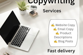 write SEO blog writing, ad copy, and email copy