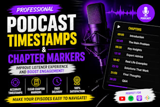 add podcast timestamps and chapter markers for your episodes