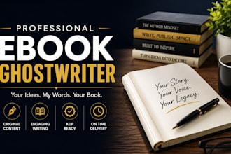 ebook ghostwriter, ebook writer, KDP ghost book writer, non fiction ghostwriting