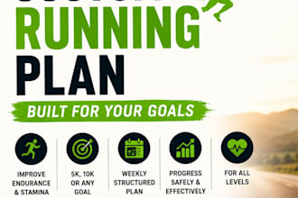 create a customized running plan based on your fitness level