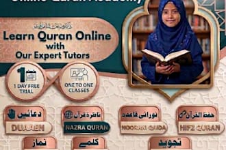 teach quran to kids and women only