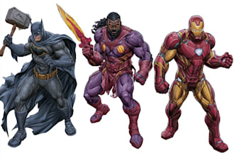 do a superhero comic