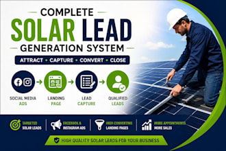 generate solar, roofing,  homeowners leads solar website