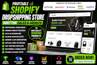 do shopify dropshipping store via salehoo autods supliful supdropshipping zendro