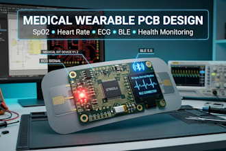 design medical wearable pcb for spo2 heart rate and health monitoring devices