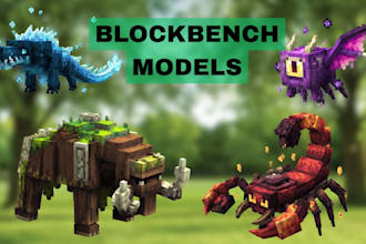 make high quality models in blockbench