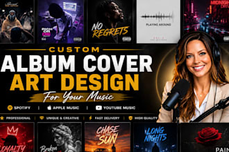 professional music podcast cover art for spotify and apple podcast