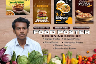 do professional food poster design