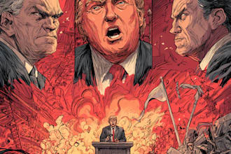 draw a political themed cartoon for you