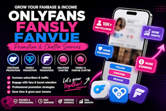 fansly promotion, onlyfans chatter, fanvue chatter, fanvue page promotion,