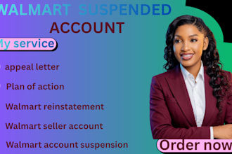 reinstate your walmart seller account and resolve suspension