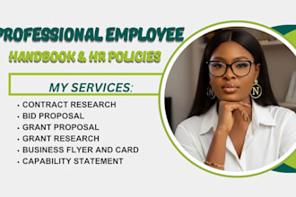 create a professional employee handbook and HR policies for your business