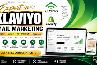 klaviyo email marketing klaviyo email flows shopify email design and sms