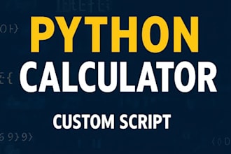 create python price calculator for your business
