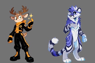 furry vrchat model furry pfp anthro furry avatar fursona sticker