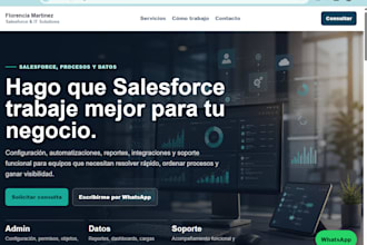 design and develop a responsive landing page