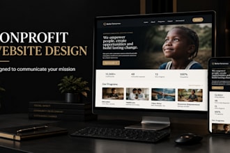 design a professional wordpress website for nonprofit and charity organizations