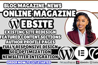 magazine website, online magazine website, news website, blog magazine website