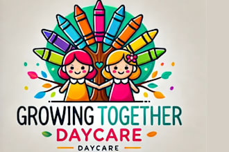 provide professional childcare and babysitting support for any branding logo