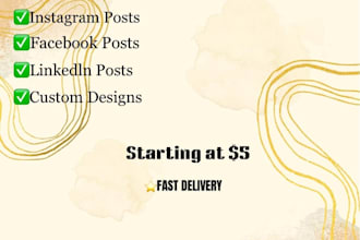 design professional social media post in canva
