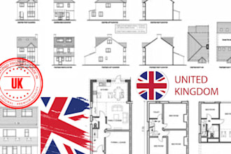do UK planning permission drawings, loft conversion and house extension