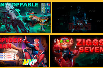 create professional gaming youtube thumbnails