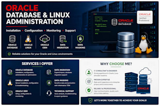administer oracle databases linux servers and oracle oem
