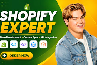 be your shopify expert for shopify store, checkout fix and API integration