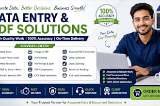 do accurate data entry
