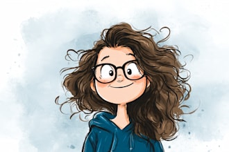 create unique hand drawn illustrations