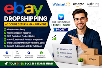 do ebay dropshipping account setup ebay product listing on walmart autods amazon