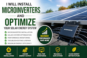 install micro inverters and optimize your solar energy system