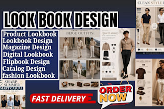 premium fashion look book brand magazine and digital flipbook design
