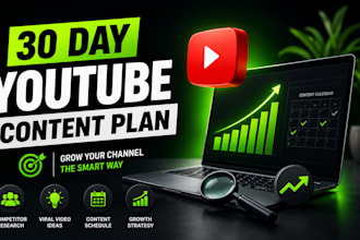 create a 30 day faceless youtube content plan