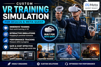 build a custom VR training simulation for oculus and meta quest