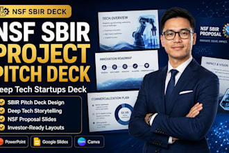 create nsf sbir project pitch deck deep tech startups pitch deck