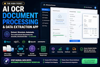 build an ai ocr document data extraction app