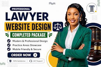 design lawyer website, notary, law firm, attorney website, legal advisor website