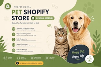 pet shopify store pet shopify accessories website dropshipping supplies store