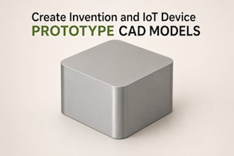 create invention and iot device prototype cad models in solidworks fusion360