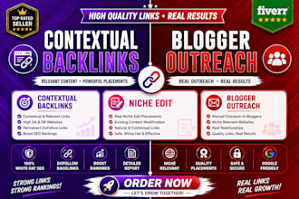 build high quality backlinks through blogger outreach for high quality links