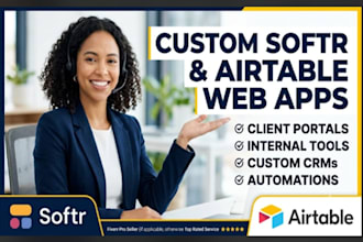 build custom softr client portal and airtable database webapp airtable automatio