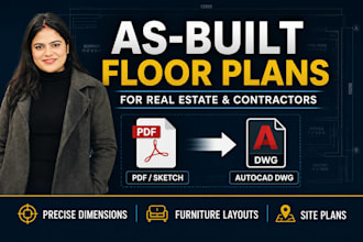 draw precise as built floor plans for real estate and contractors