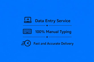 do fast and accurate data entry and excel work